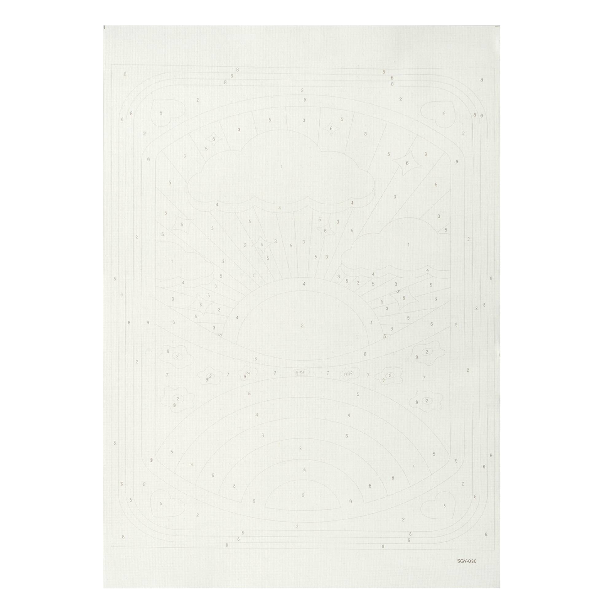 8" x 10" Groovy Sun Paint-by-Number Kit by Artist's Loft®